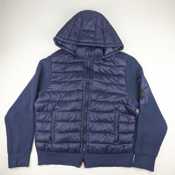 CANADA Weather Gear Men's Navy Sweater Puffer Jacket - XL - Picture 1 of 7